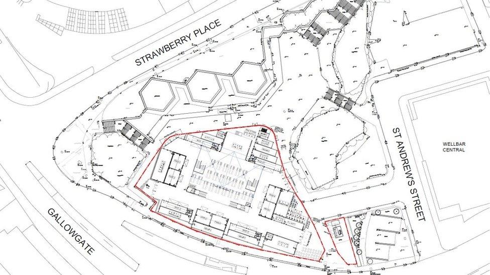 Plans for the fan zone