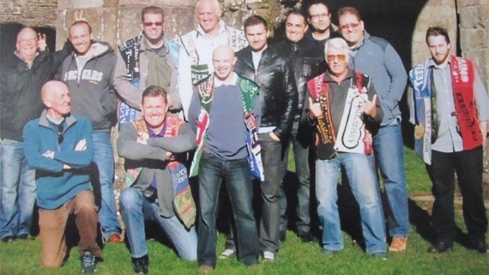 Black Country Ale Tairsters, pictured in 2013 during a crawl of every pub in Wales