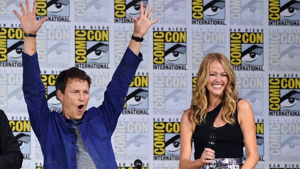 Stephen Moyer and Amy Acker