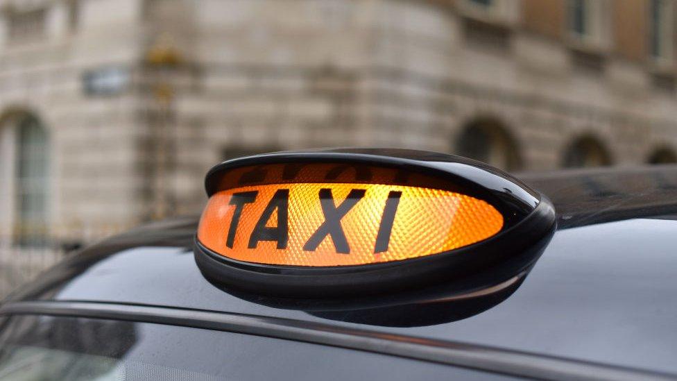 Taxi lamp - generic image