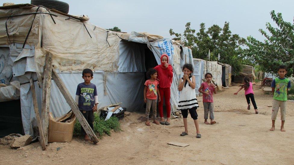 Child refugees in Lebanon