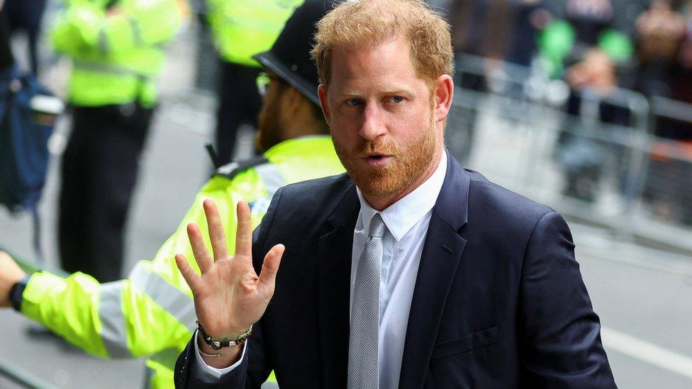 Prince Harry at High Court