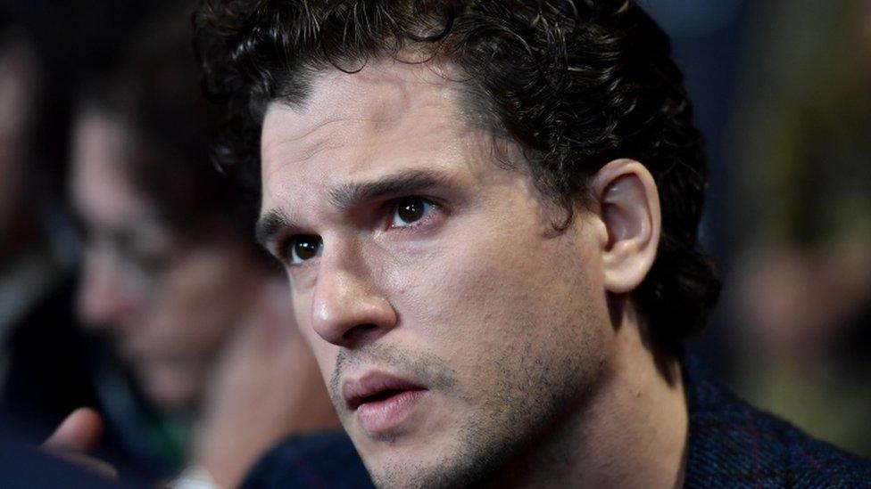 Kit Harington, who plays Jon Snow in Game of Thrones, attended the premiere