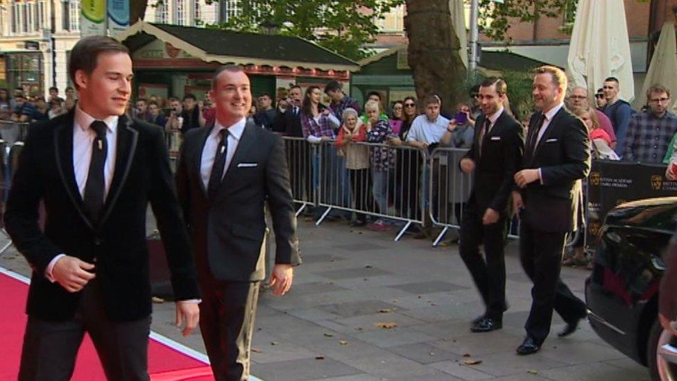 Only Men Aloud arriving