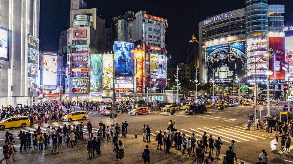 Taipei at night