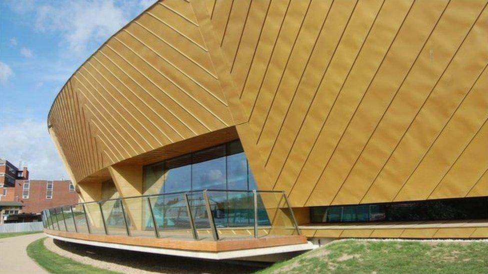 Exterior of the firstsite visual arts centre in Colchester