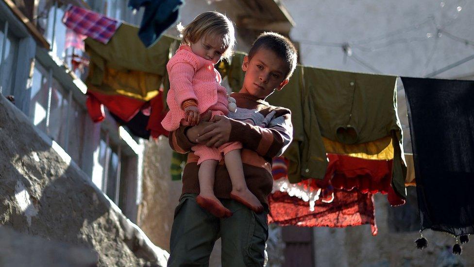 Afghan children.