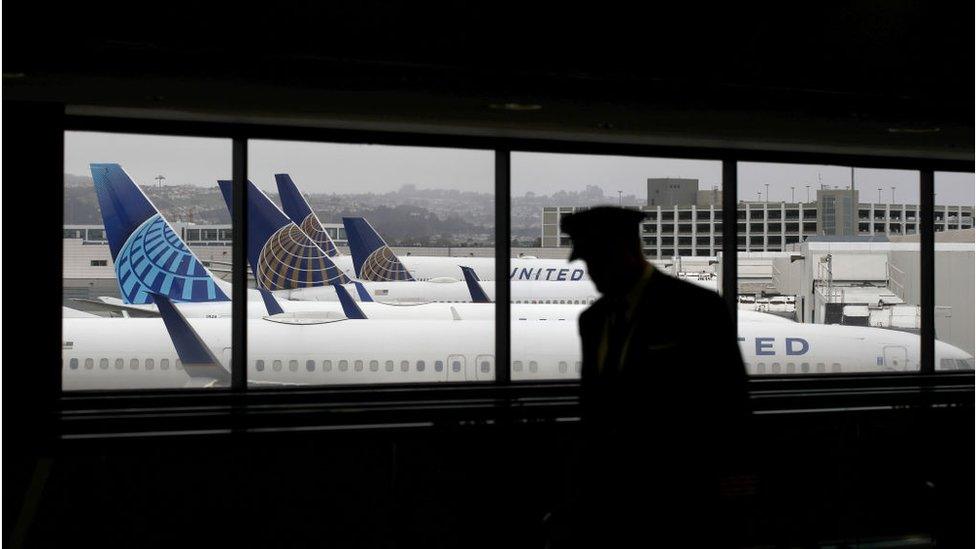 Planes at San Francisco airport