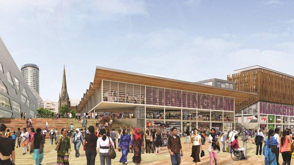 Smithfield markets - artist's impression