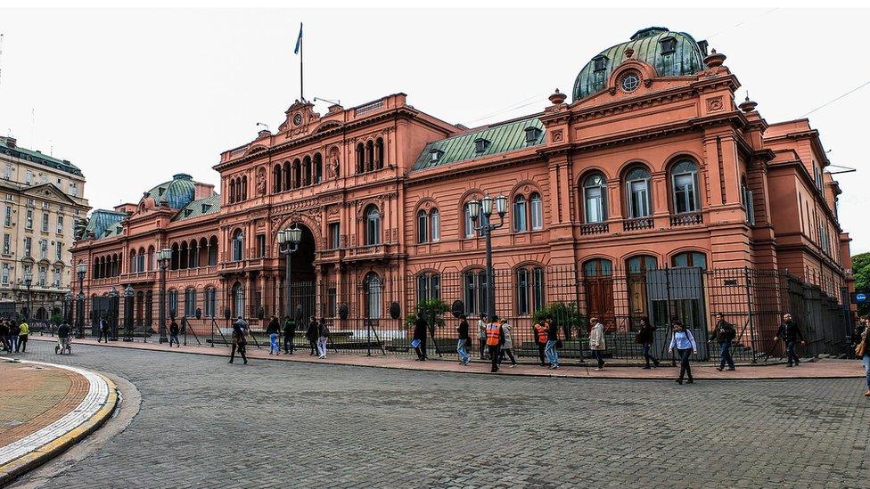 Casa Rosada in Buenos Aires