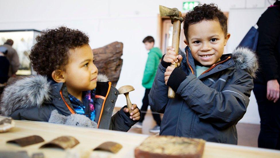 Children at the Museum of Making