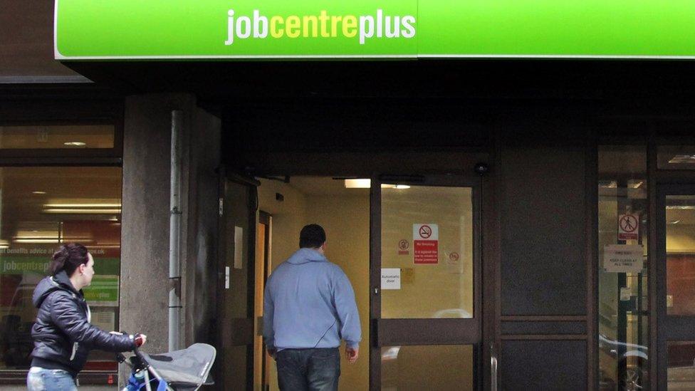 People at a Job Centre