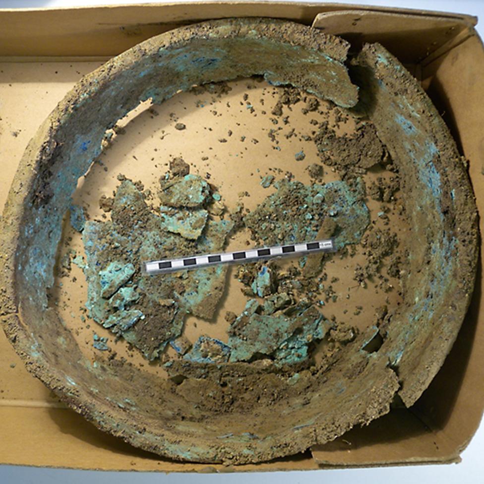 Anglo-Saxon bronze bowl