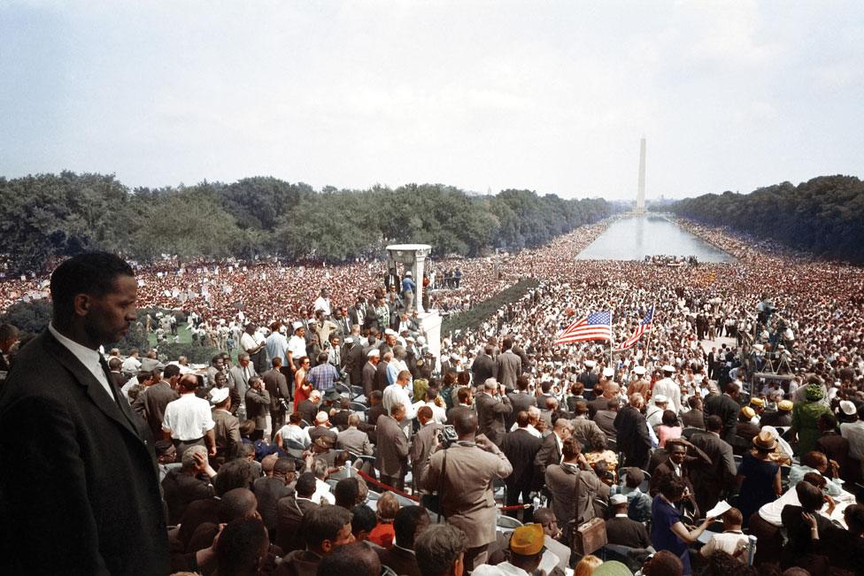 Marchers at the March on Washington