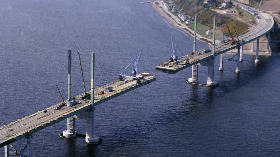 Kessock Bridge construction