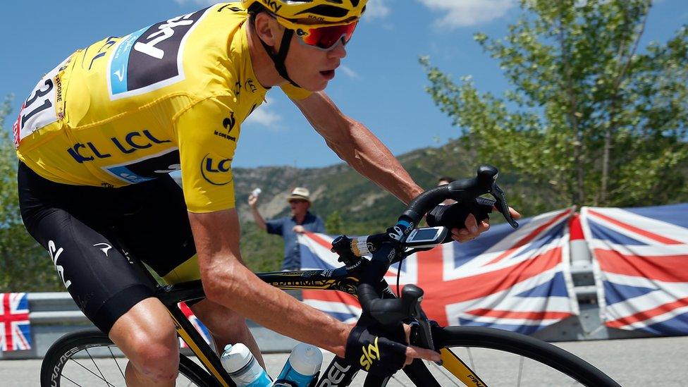 Chris Froome of Great Britain riding for Team Sky