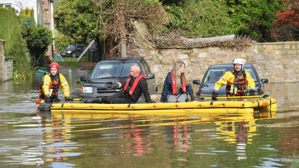 Flooding in Lower Lydbrook