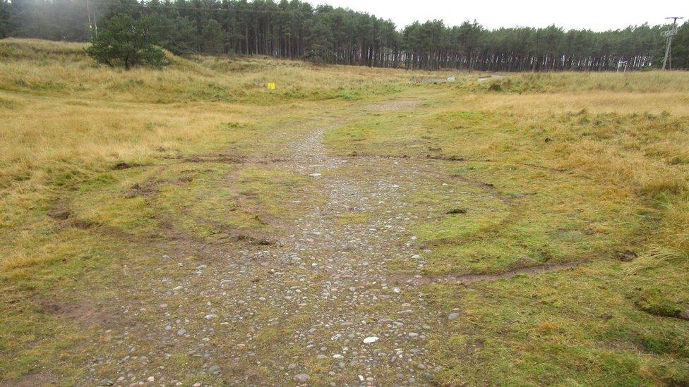 Damage at Loch Fleet