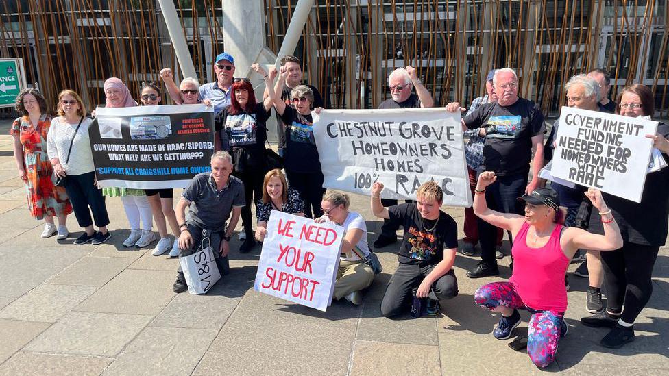 protest outside holyrood