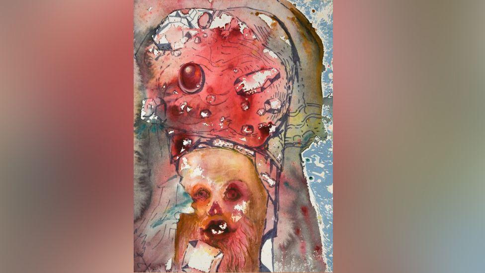A painting by Salvador Dali