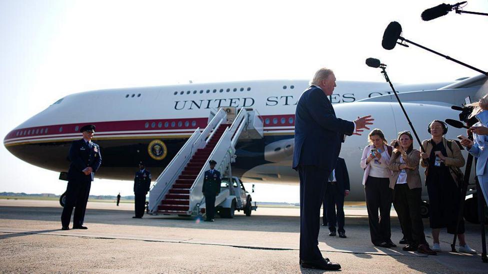 Trump administration subpoenas New York Times journalists over Air Force One reporting