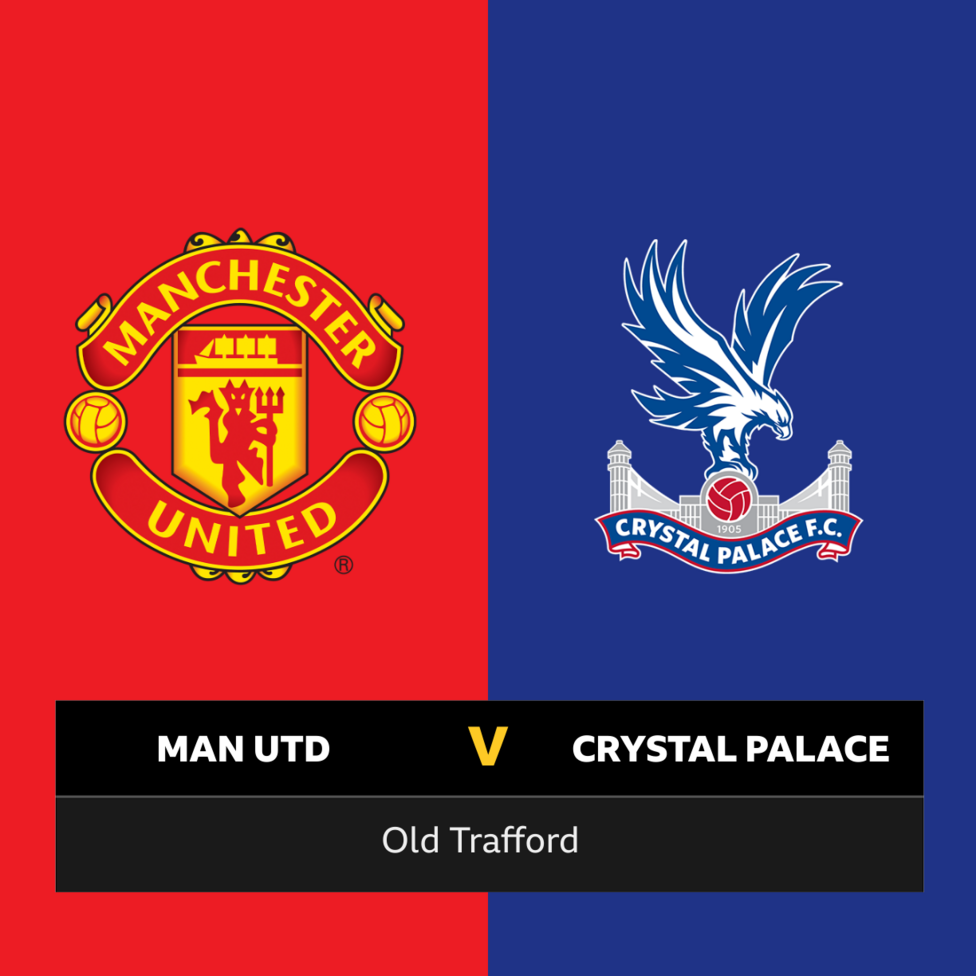 Follow Man Utd v Crystal Palace live - BBC Sport