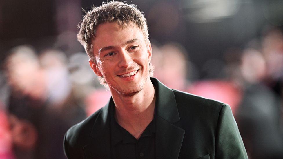 Drew Starkey attends the "Queer" special presentation during the 68th BFI London Film Festival at The Royal Festival Hall on October 17, 2024 in London, England