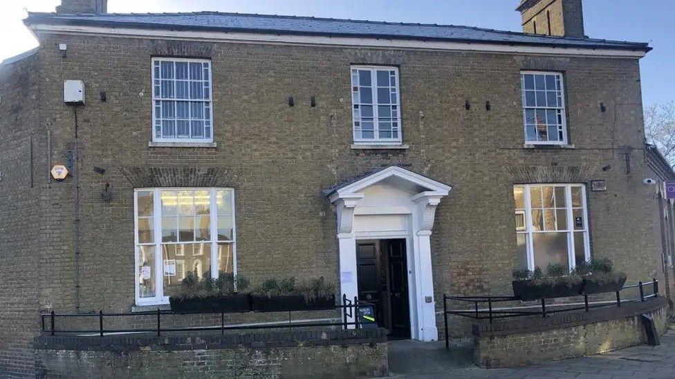 Chatteris Museum which was previously a bank.