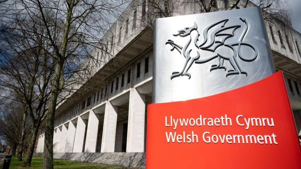 Arwydd Llywodraeth Cymru