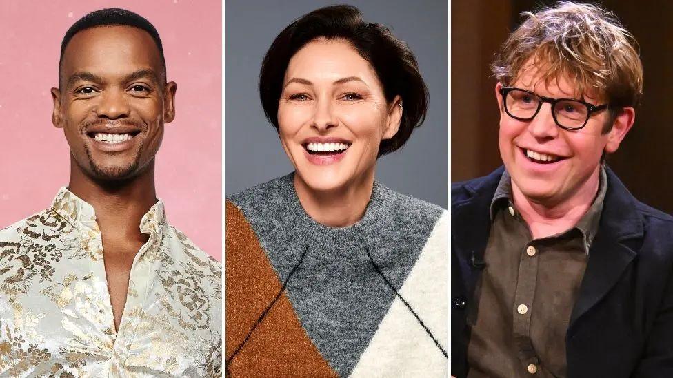 TV presenter Emma Willis, comedian Josh Widdicombe and professional dancer Johannes Radebe 