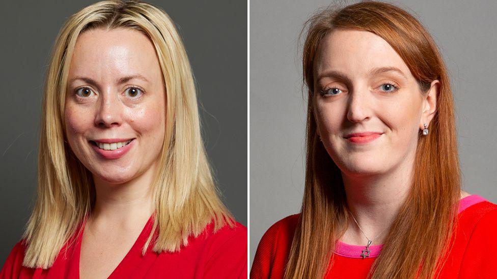 Sarah Hall, MP for Warrington South, and Charlotte Nichols, MP for Warrington North