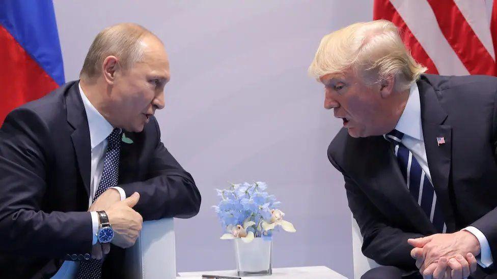 Vladimir Putin a Donald Trump