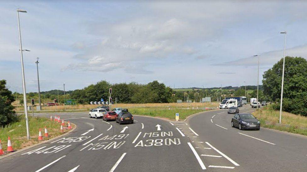 The A38 near Bromsgrove