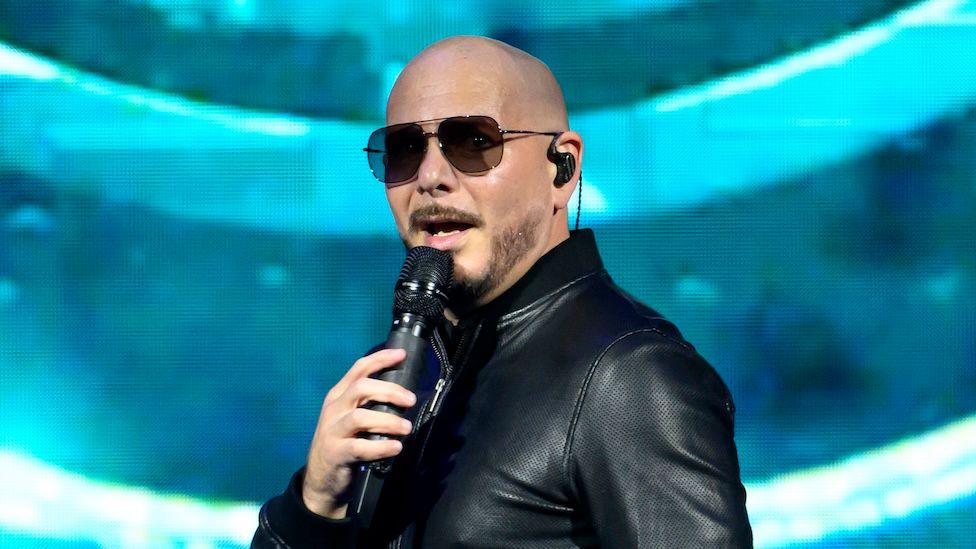 Pitbull live on stage during his 'Party After Dark' Tour in February 2025