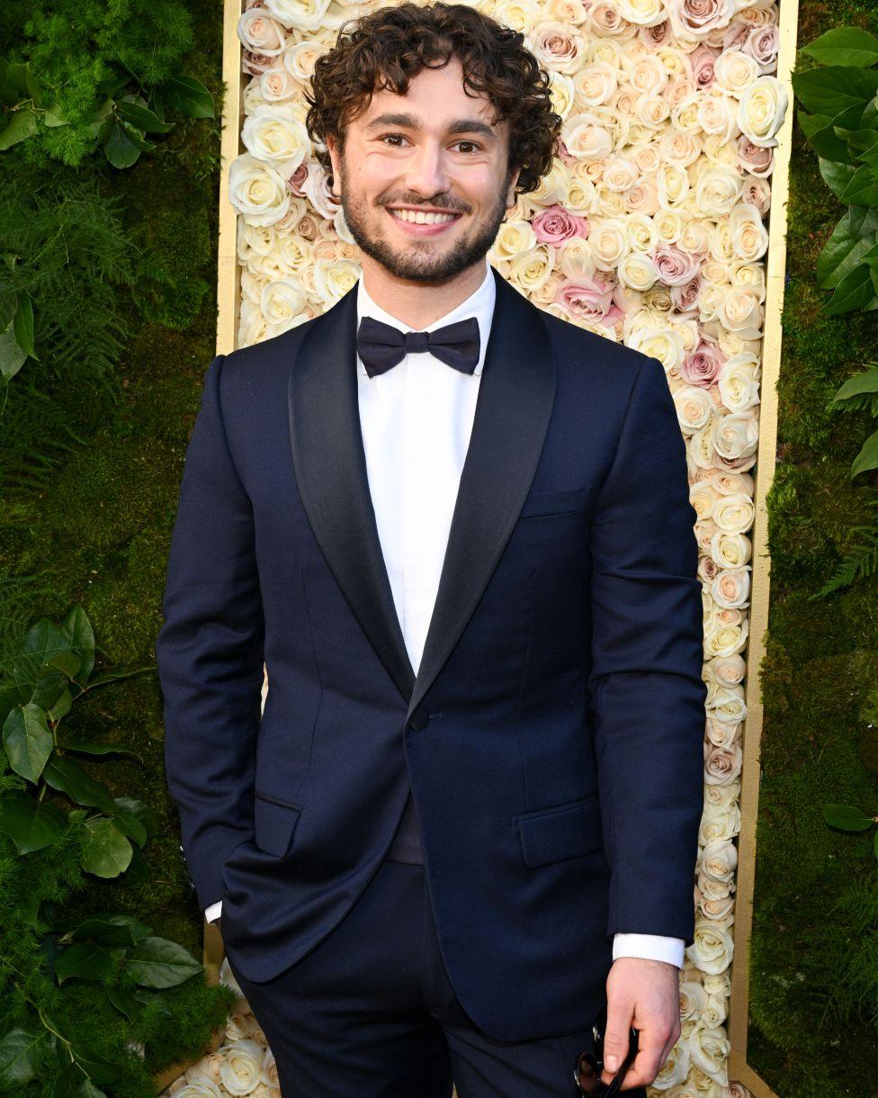 Gabriel LaBelle during the 82nd Annual Golden Globes held at The Beverly Hilton on January 05, 2025 in Beverly Hills, California