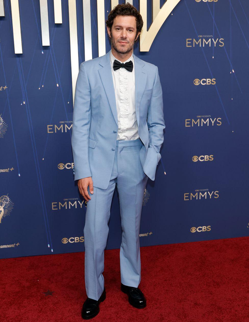 Adam Brody attends the 77th Primetime Emmy Awards at Peacock Theater on September 14, 2025 in Los Angeles, California