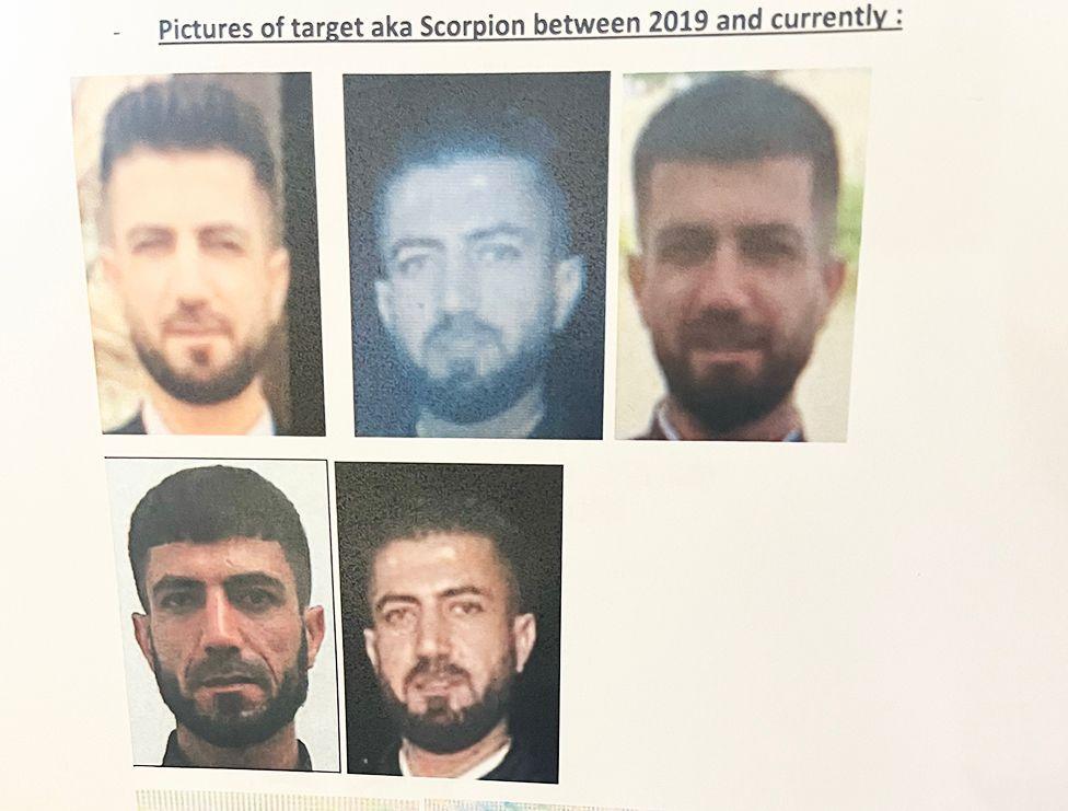 Mugshots of Barzan Majeed, aka Scorpion