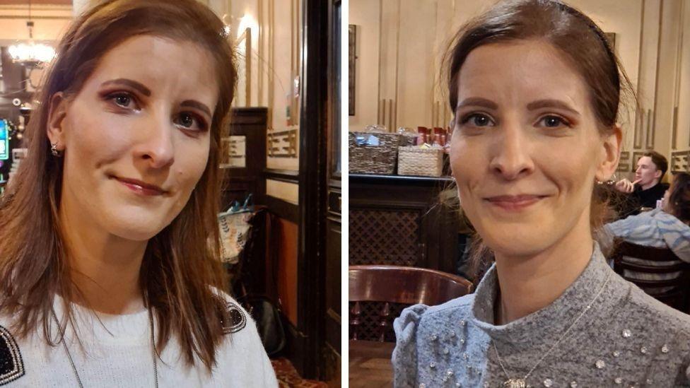 Missing sisters Henrietta and Eliza Huszti are photographed smiling and looking at camera