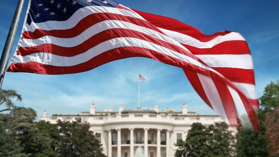 Flag over White House