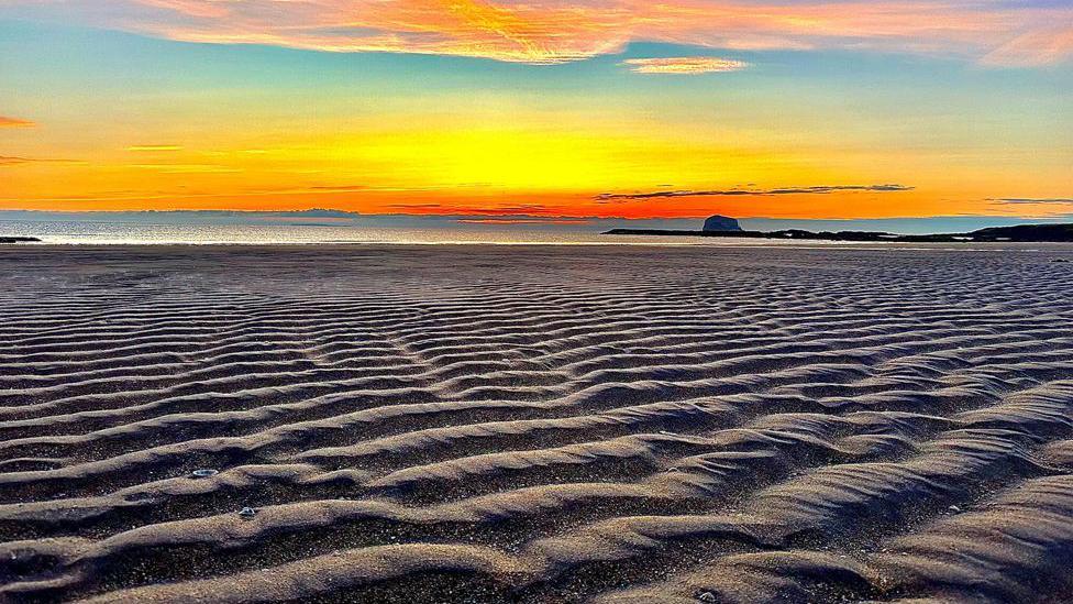 Ripples in sand