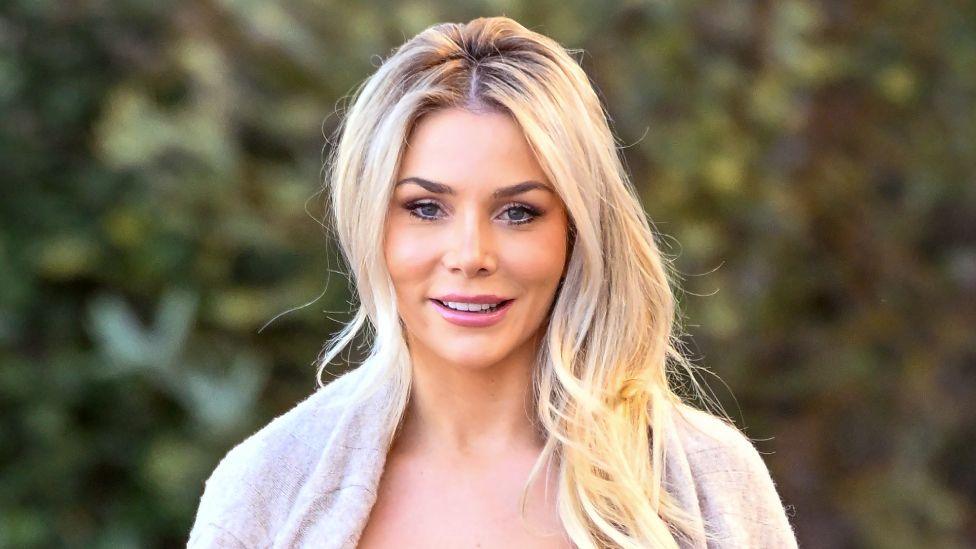 Courtney Stodden is seen out and about on December 9, 2025 in Beverly Hills, California.