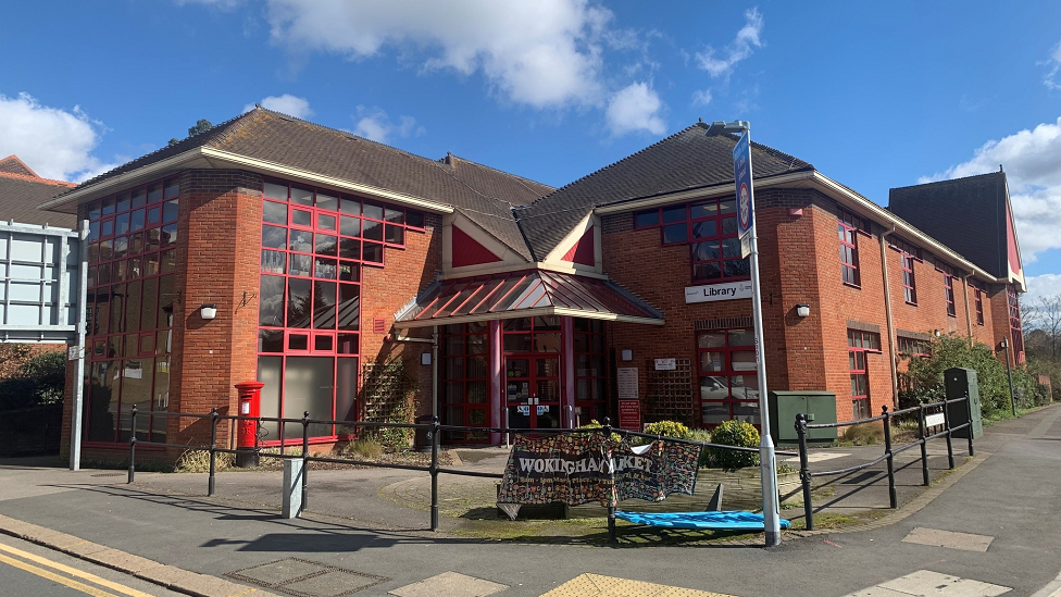 A general view photo of the library in Carnival Place 