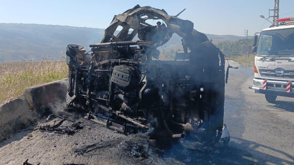 South Lebanon, where an Israeli strike killed a Lebanese army general and two other soldiers