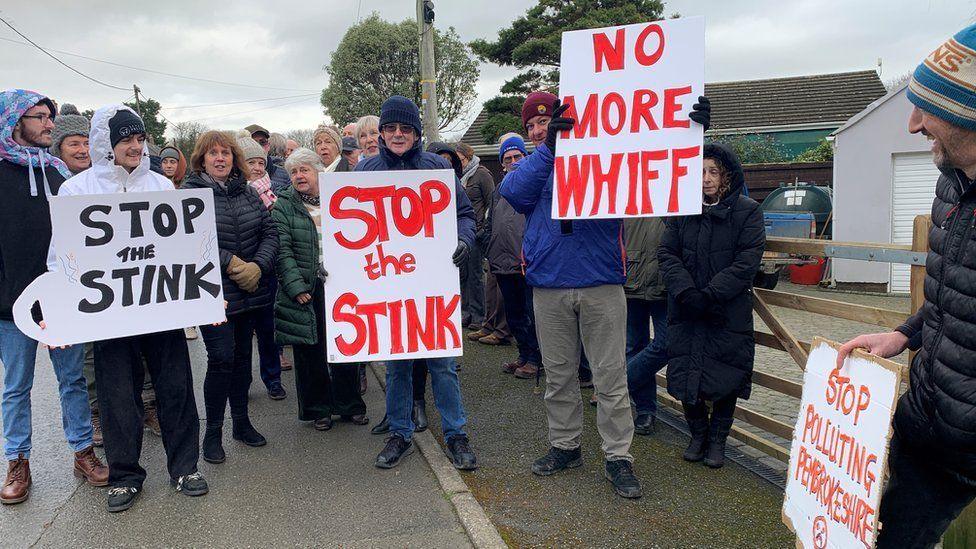 Withyhedge Landfill protesters