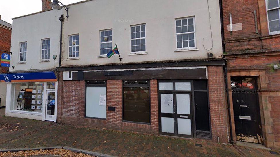 Google Streetview of the disused bank with its windows painted white and the signage removed from above the premises