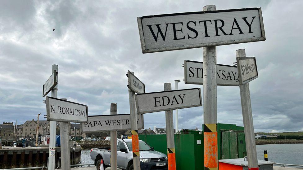 signs for Orkney  islands