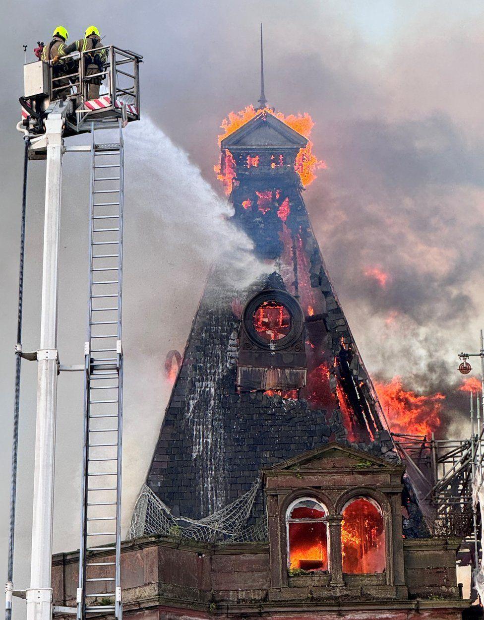 Ayr Station fire 