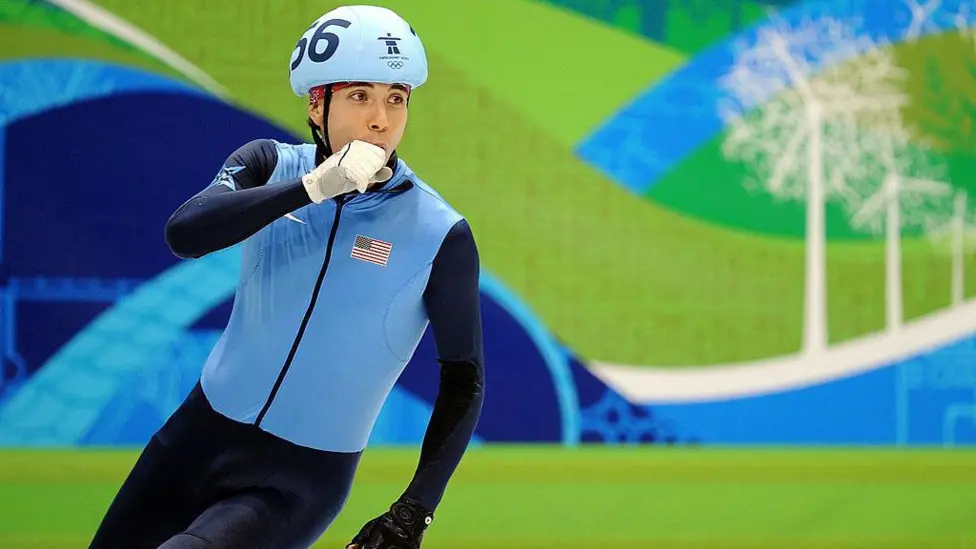 US short track skier Apolo Anton Ohno