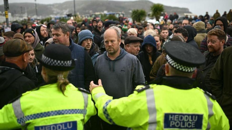 Protest Llandudno