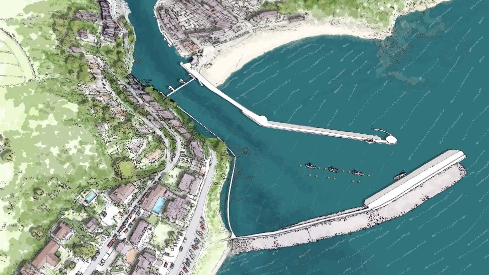 Looe flood defences plan